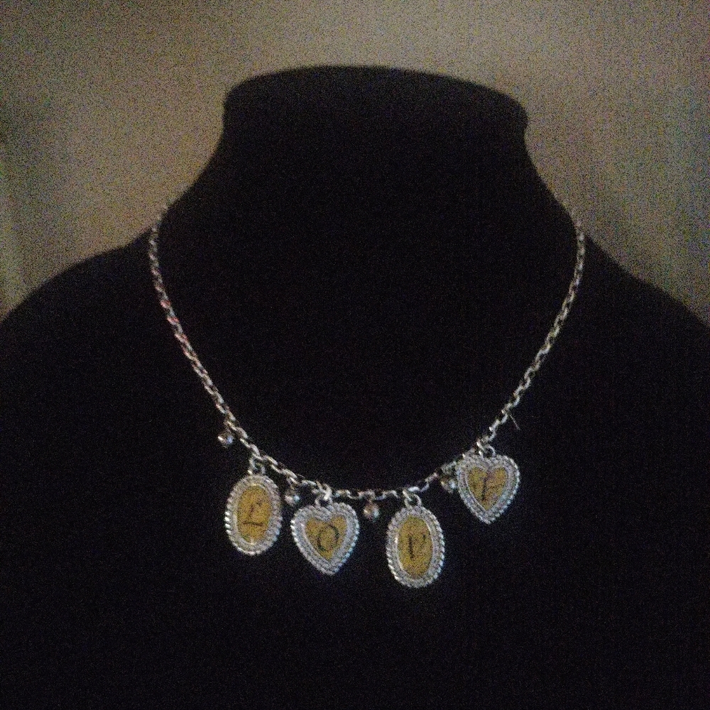 Brighton Love Letters Charm Necklace